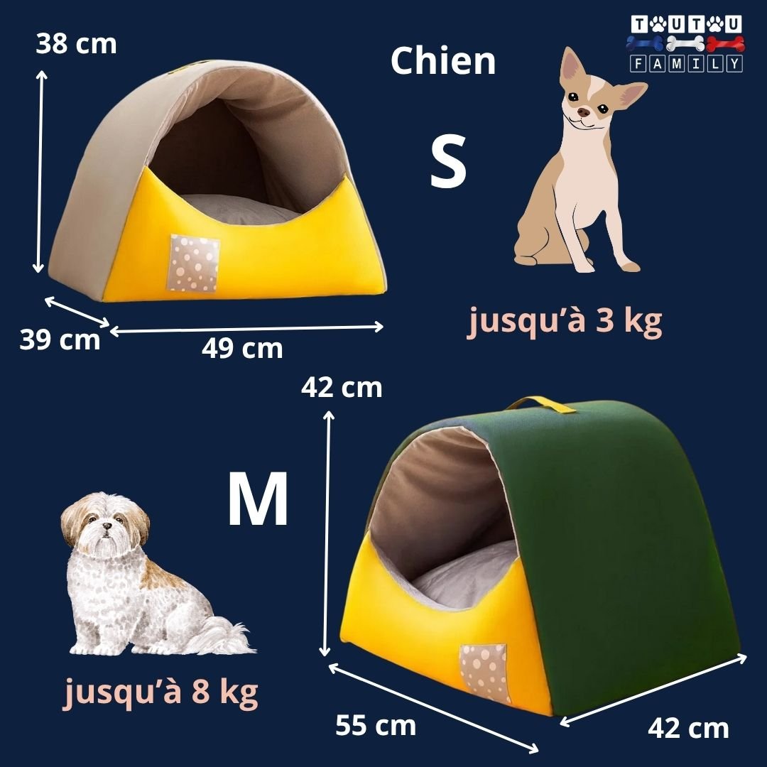 Niche interieur chien - PetitToutou™