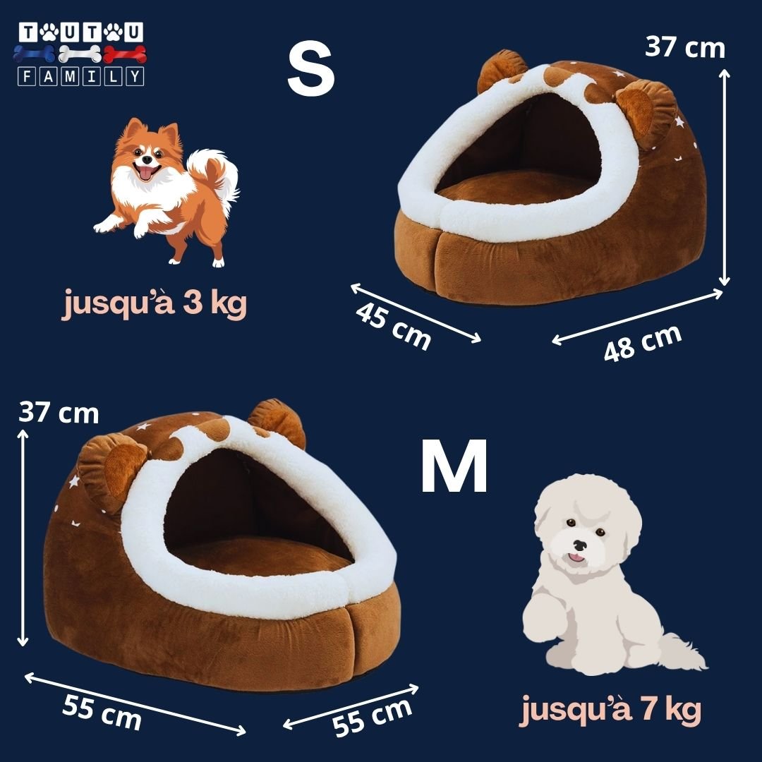 Niche panier pour chien - PetitToutou™