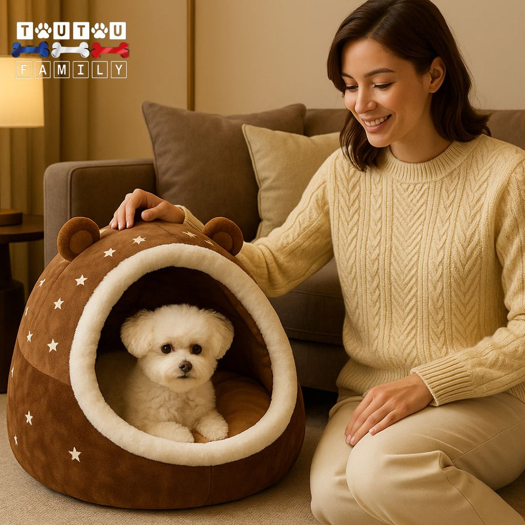 Niche panier pour chien - PetitToutou™
