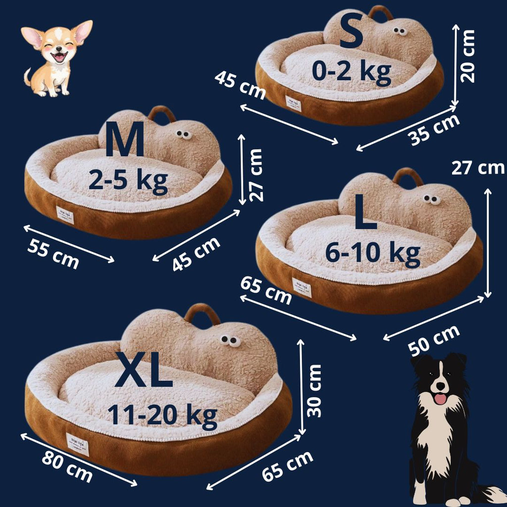 Panier chien dehoussable - CanapéToutou™