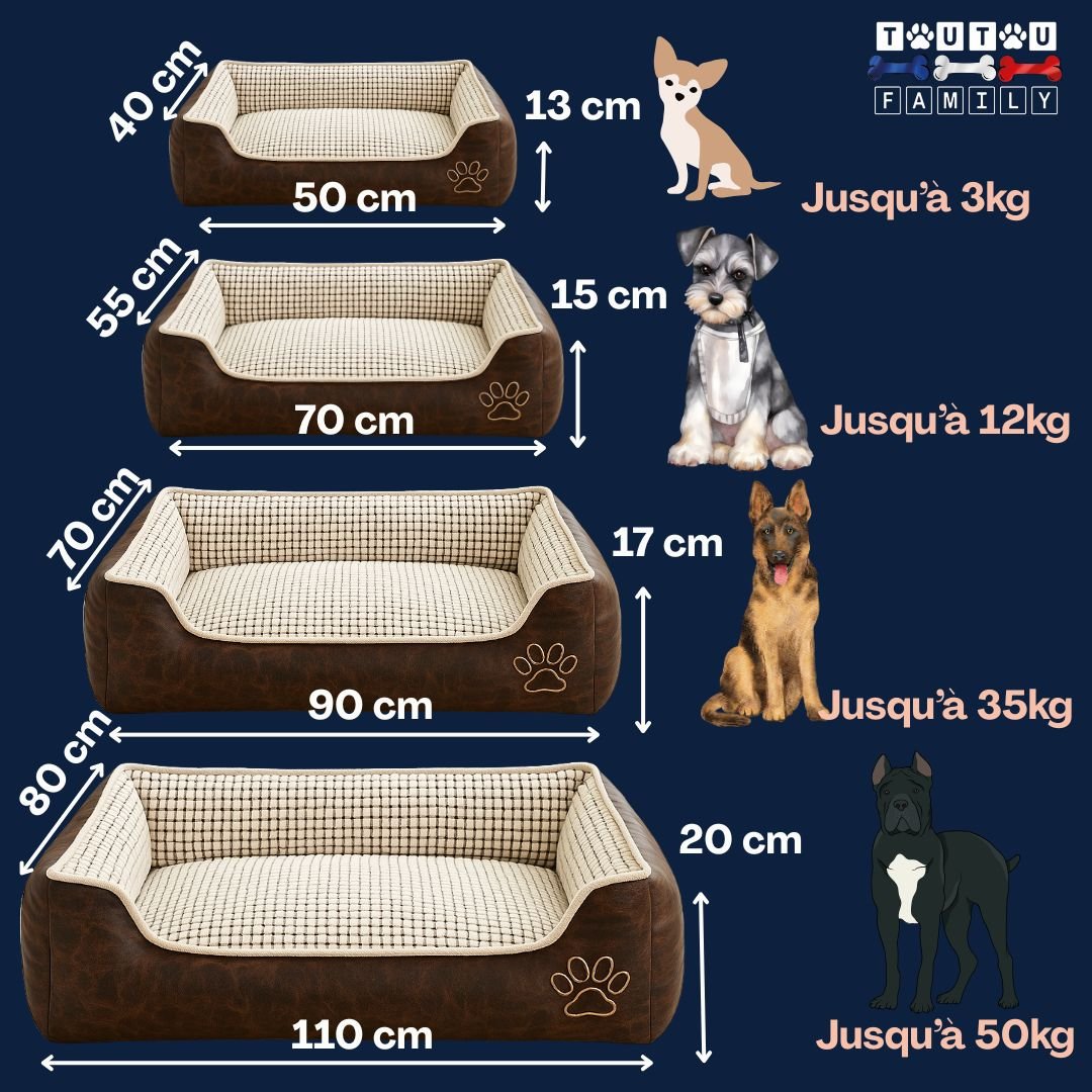 Panier chien dehoussable - DesignToutou™