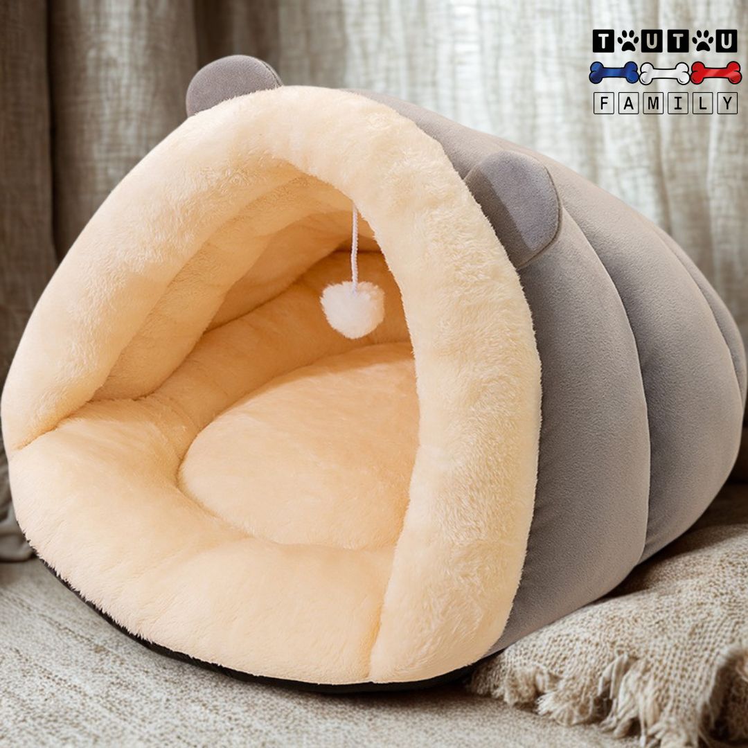 Panier-petit-chien-niche-confortable-moelleux-chaud-100%-coton-hypoallergénique-lavable-en-machine-pour-race-de-chien-miniature-au-petits-chien-jusqu'à-9kg