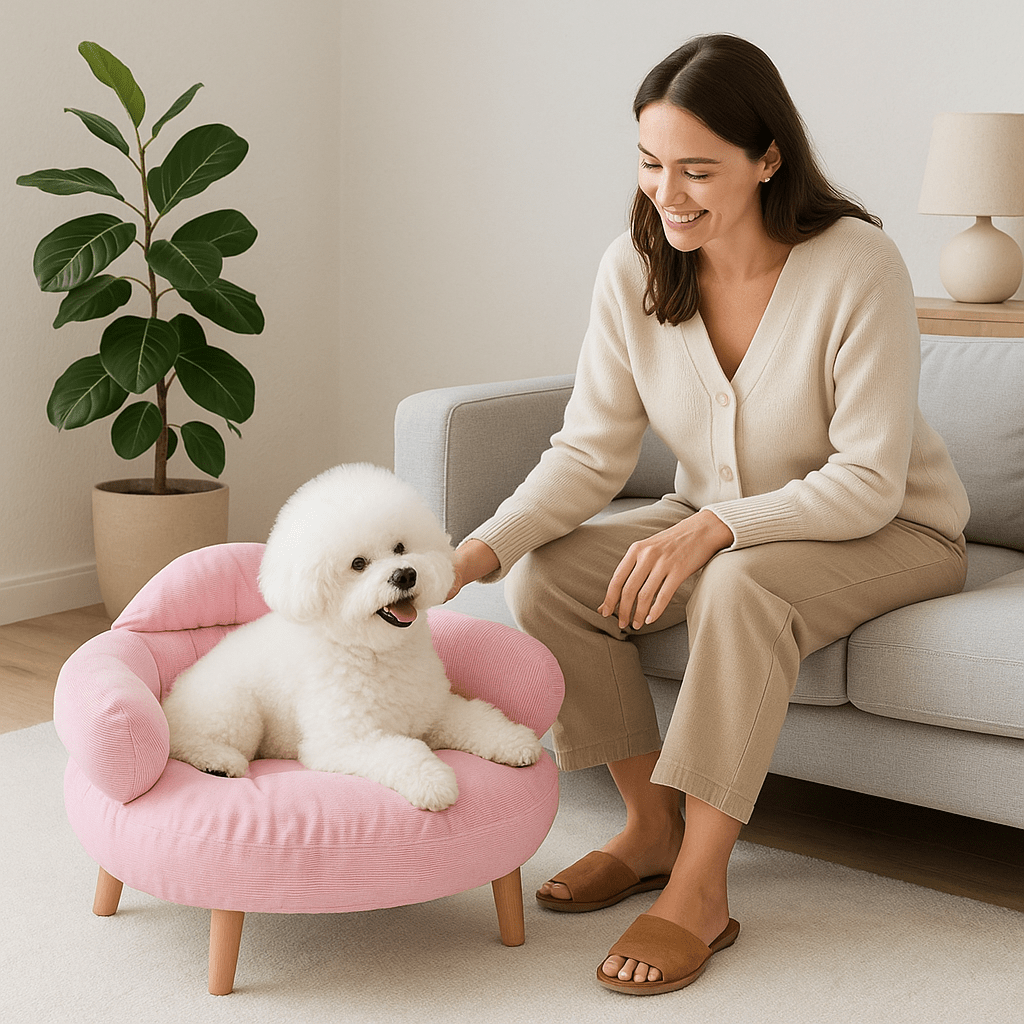 Petit canapé pour chien - BoisToutou™