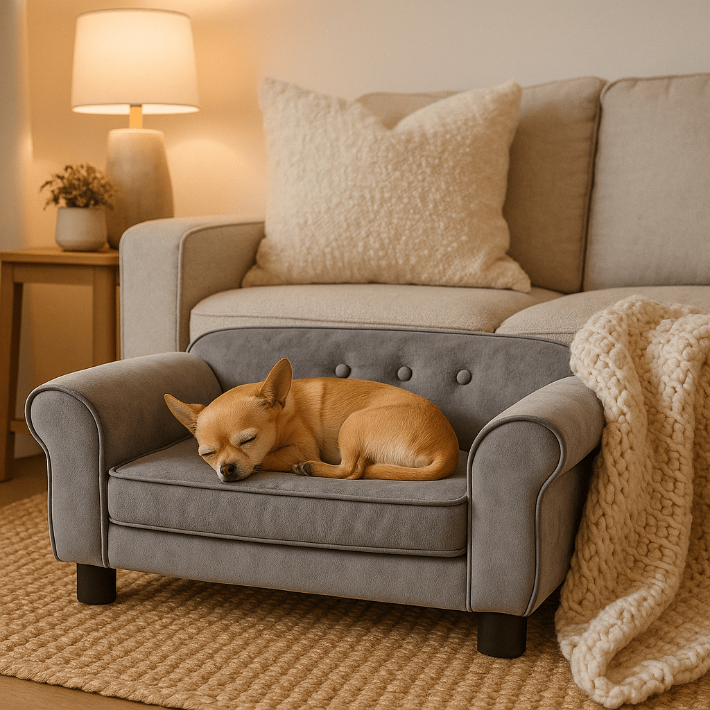 Petit canape pour chien - DéhoussableToutou™
