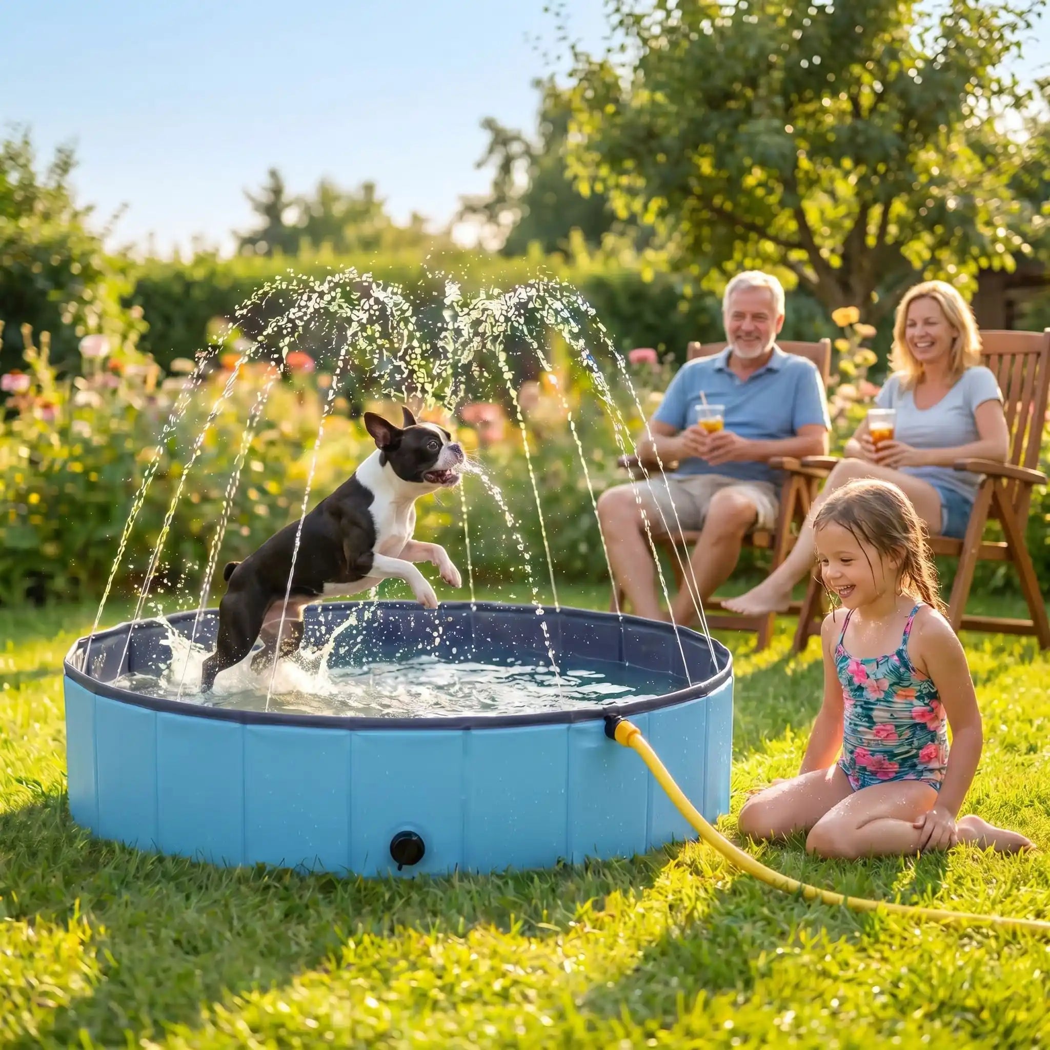 Piscine rigide pour chien - JetToutou™