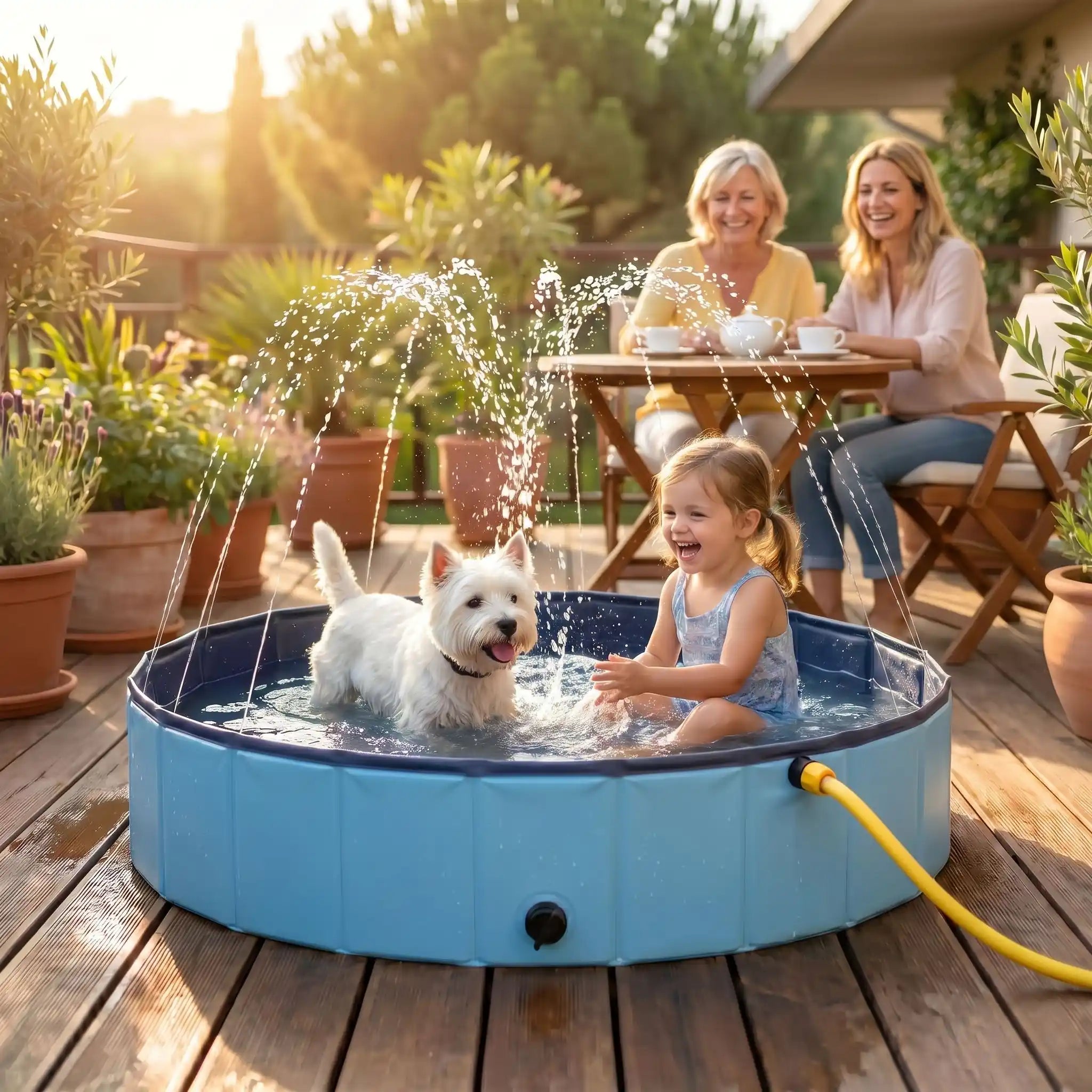 Piscine rigide pour chien - JetToutou™