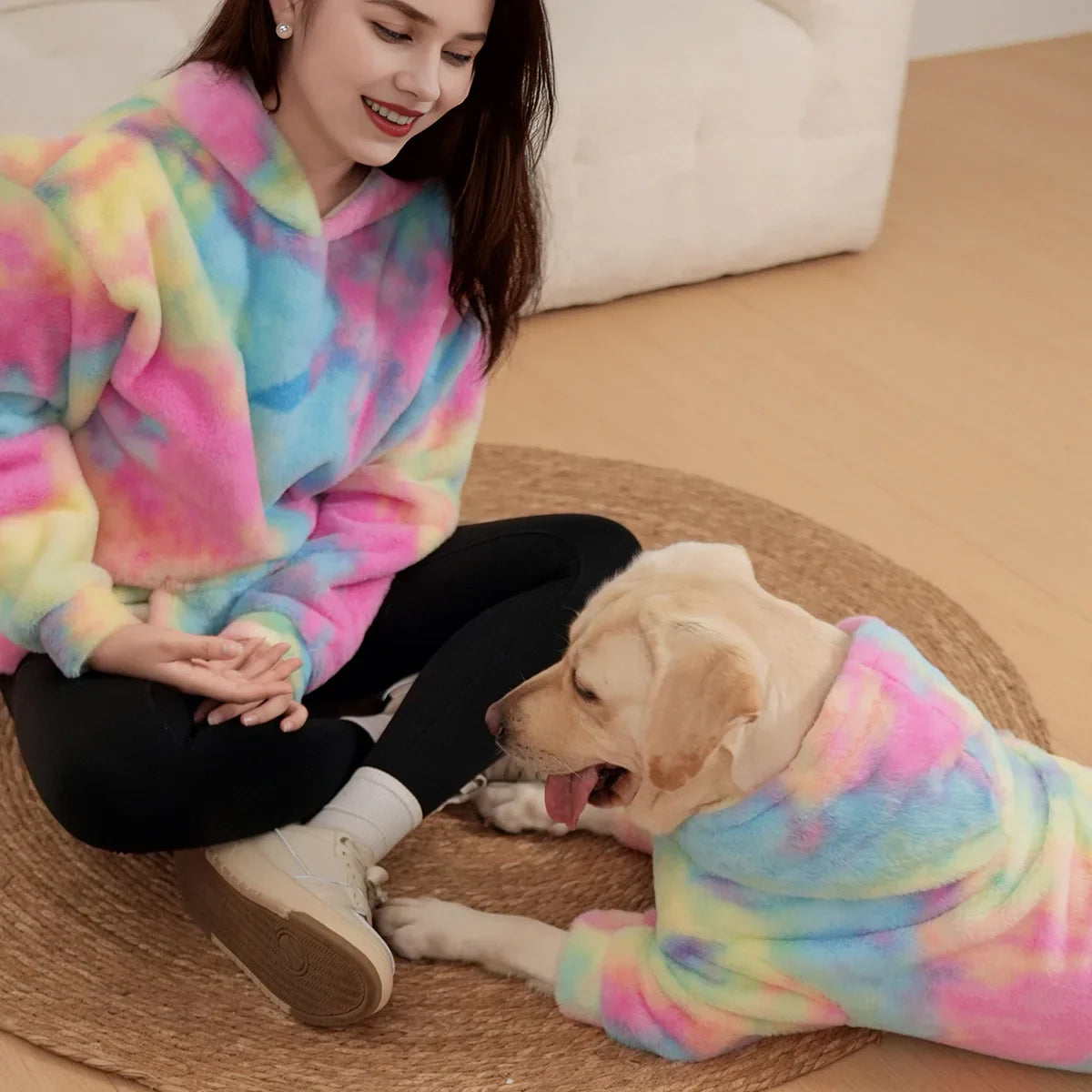 Sweat à Capuche Chien et Maitre