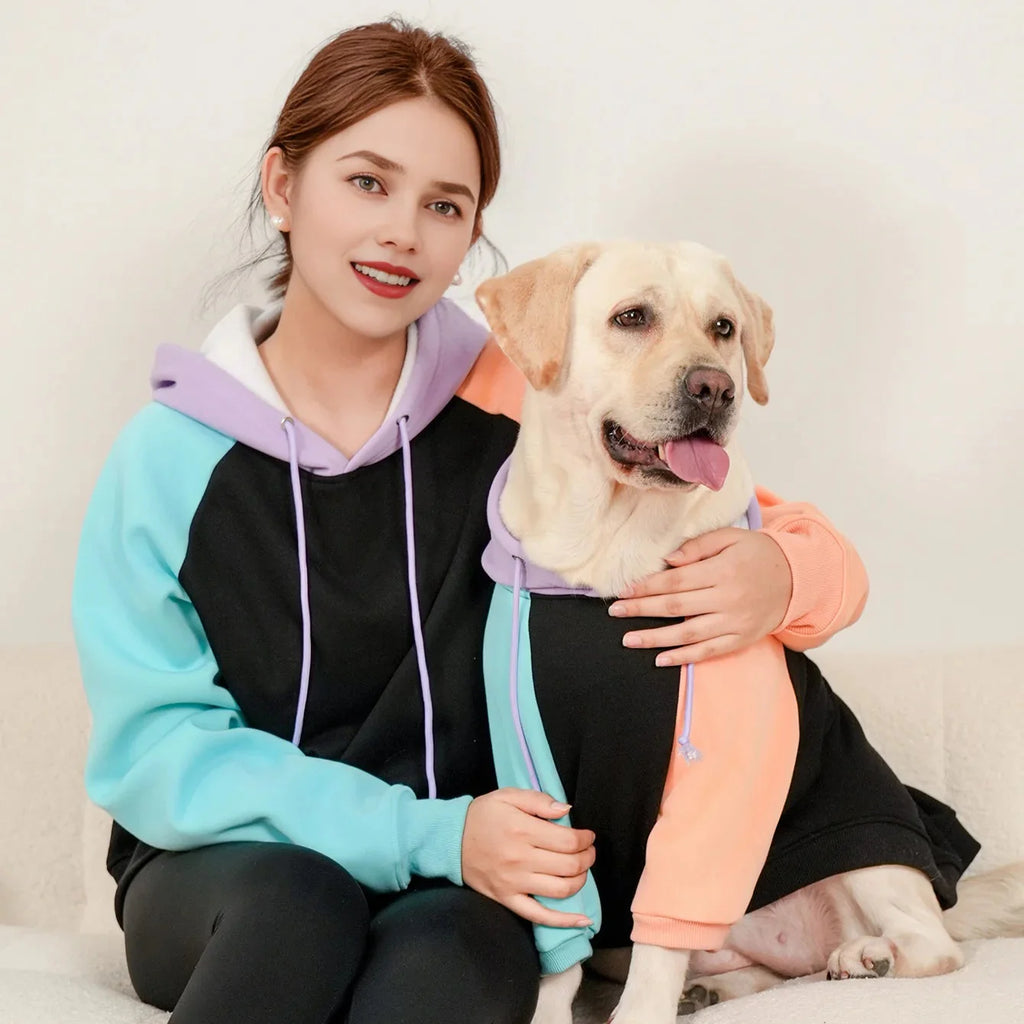 Sweat Chien et Humain Assortis