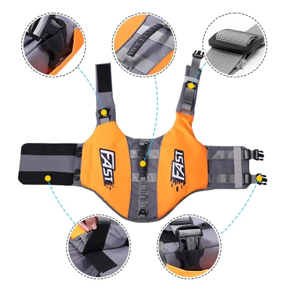 Gilet de Flottaison pour Chien (Moyen & Grand)