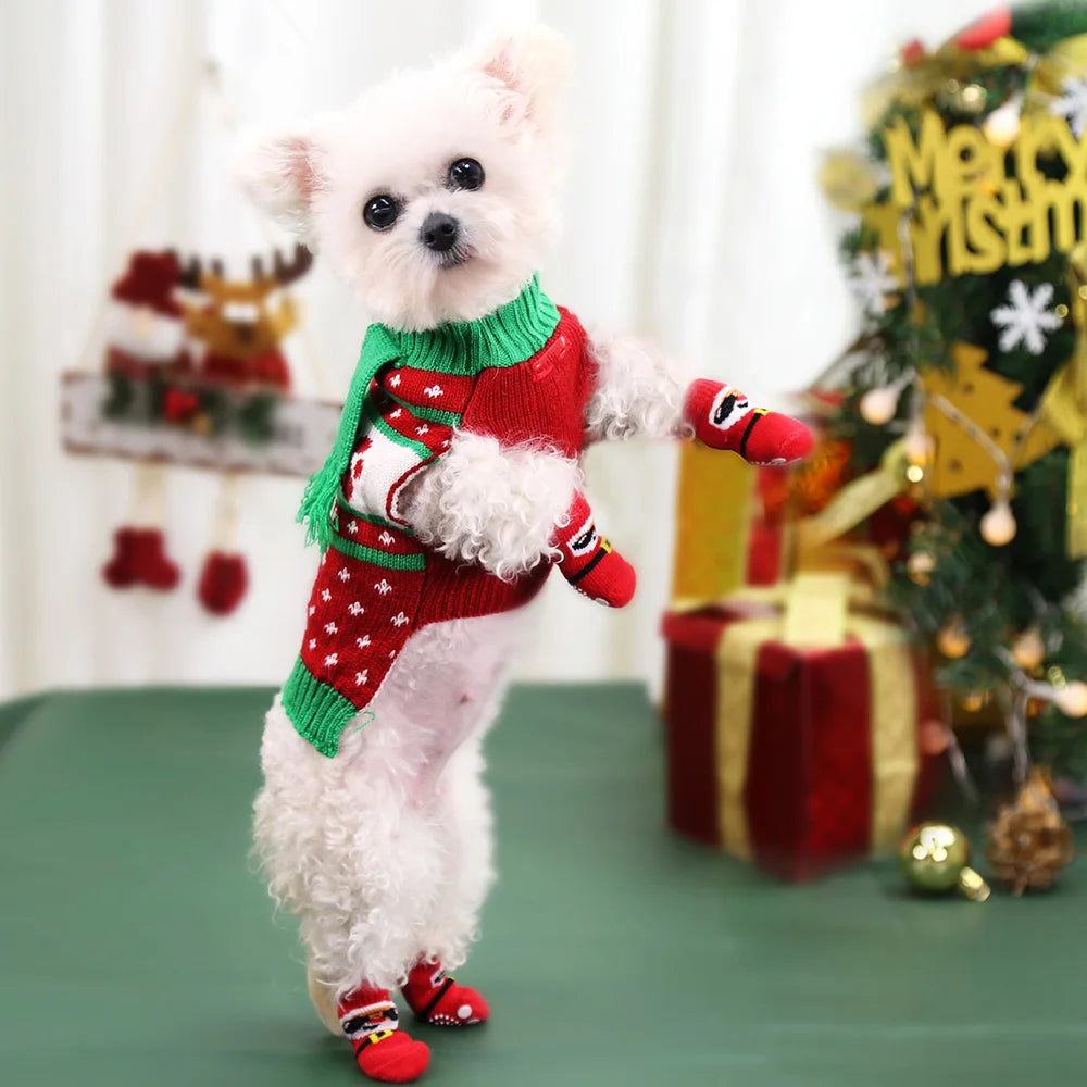 Chaussette pour Chien Noël
