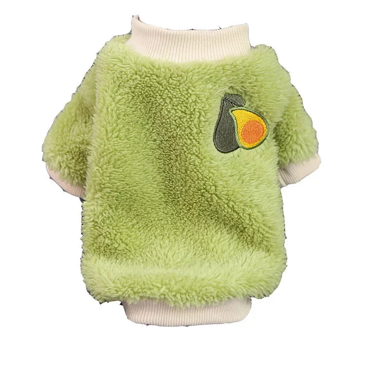Pull Polaire à Broderie Chien