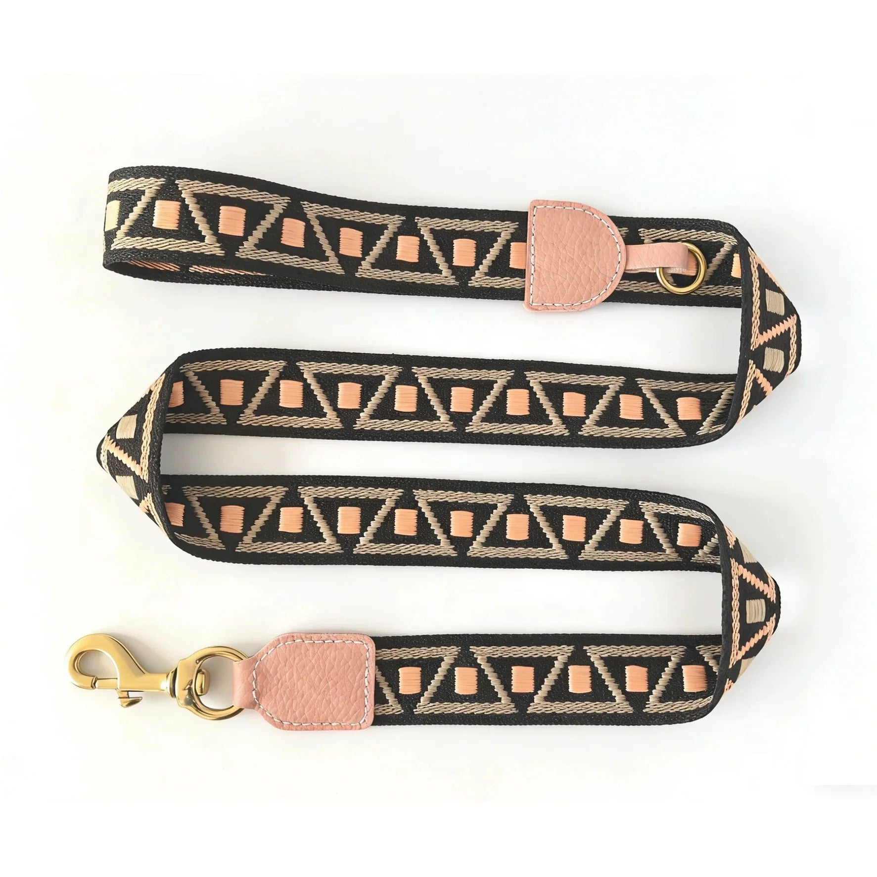 Collier Et Laisse Pour Chien En Cuir Véritable Style Bohème