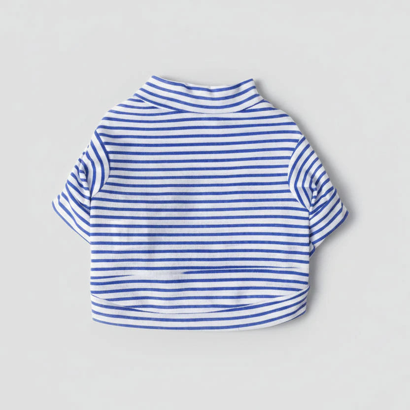 T-shirt Rayé Confortable Et Elégant Pour Chat
