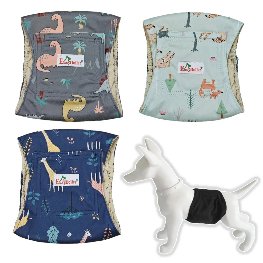 Couches Culottes Pour Chien (3 Pcs)