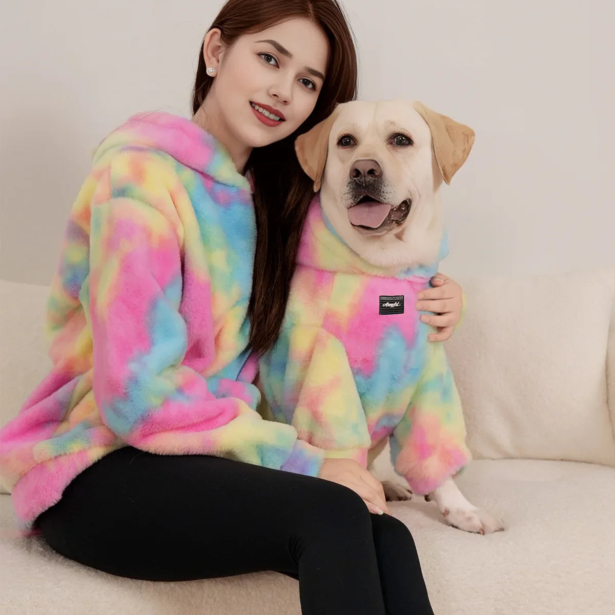 Sweat à Capuche Chien et Maitre