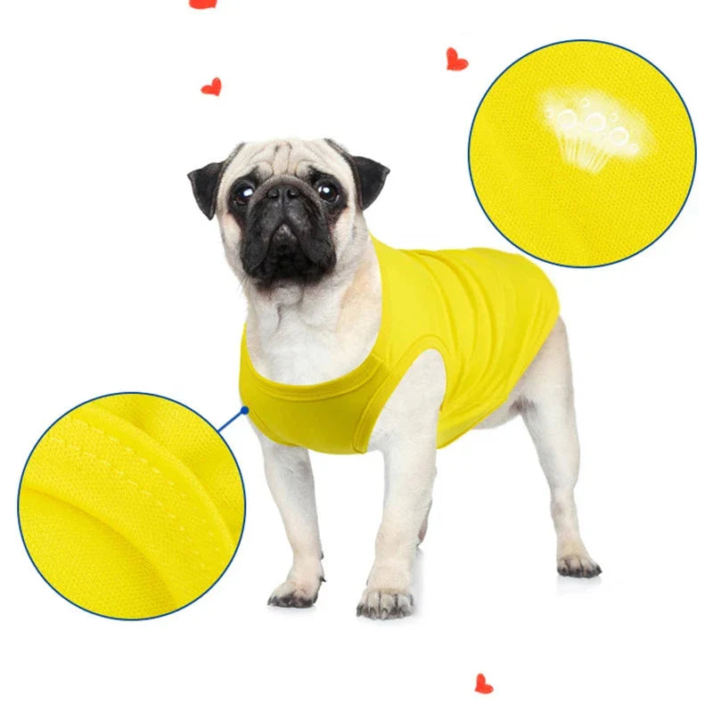 T-Shirt Sans Manches Chien