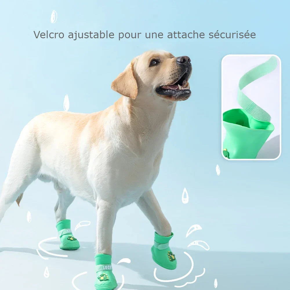 Botte Silicone Chien Imperméable