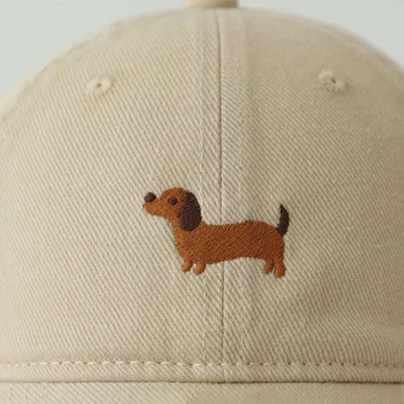 Casquette Brodée Teckel Accessoire Chic