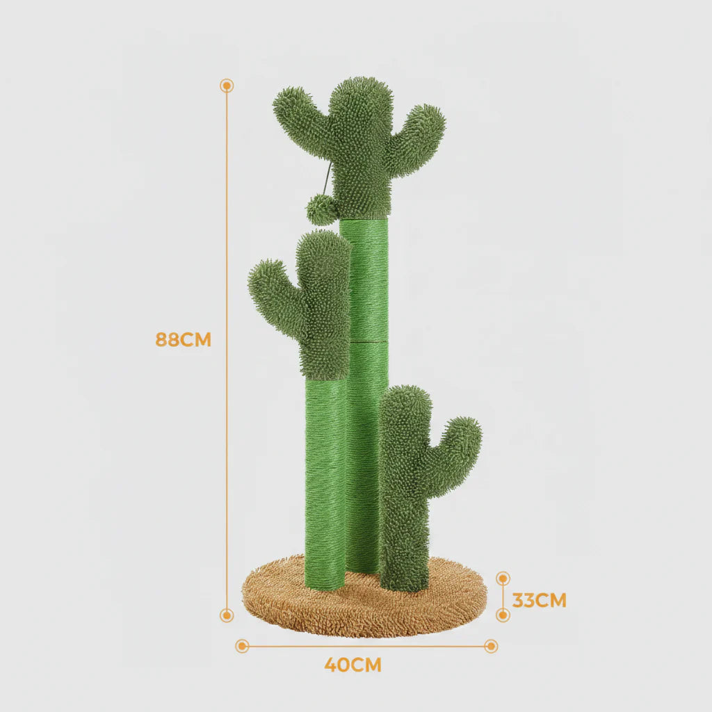 Griffoir Cactus Design pour Chat - Poteau Résistant