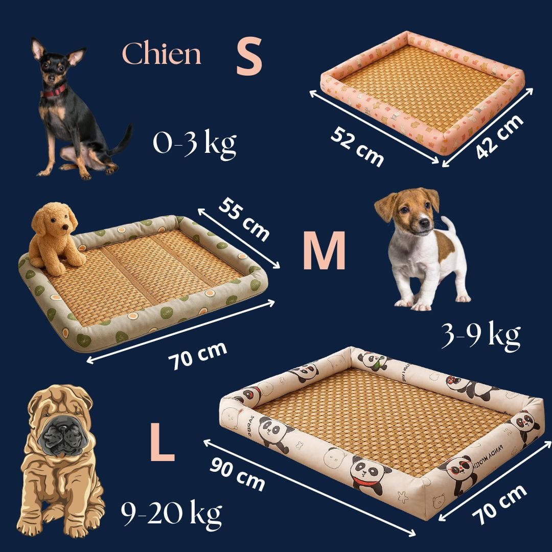 Tapis Chien rafraichissant - BambouToutou™