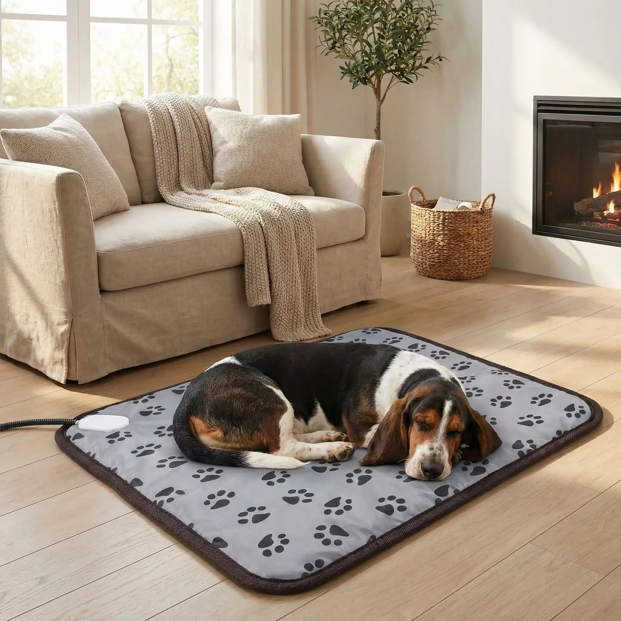 Tapis pour chien chauffant - ElectriqueToutou™