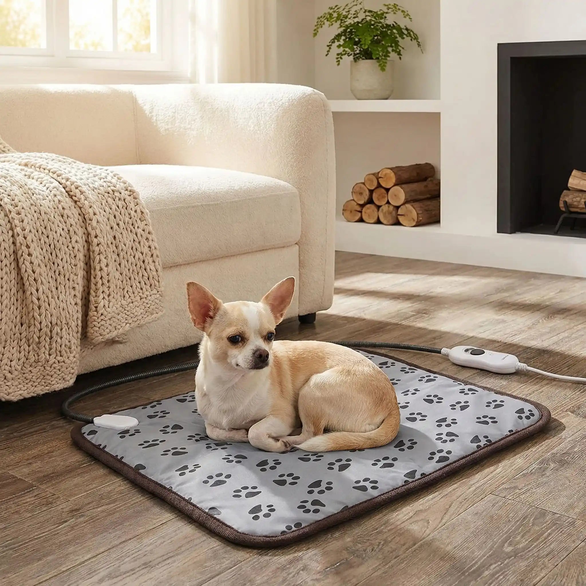 Tapis pour chien chauffant - ElectriqueToutou™