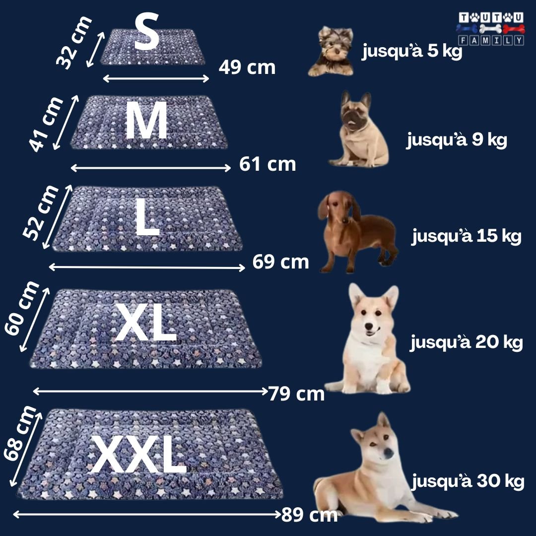 Tapis pour chien - CouchageToutou™