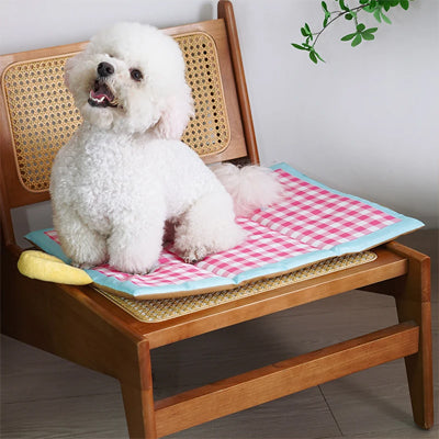 Tapis rafraîchissant chien – 5 tailles, gel auto-rafraîchissant
