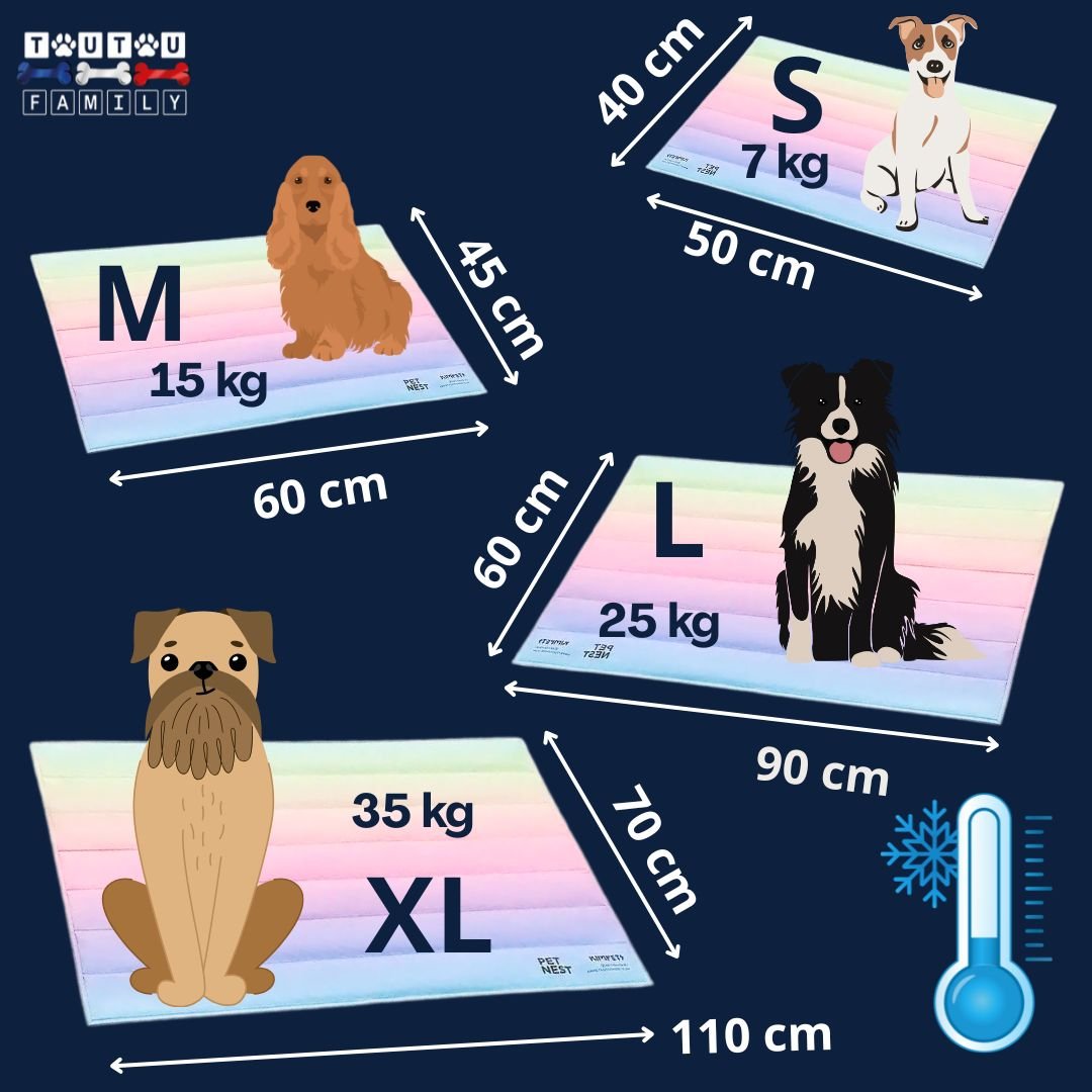 Tapis rafraichissant chien -GelToutou™