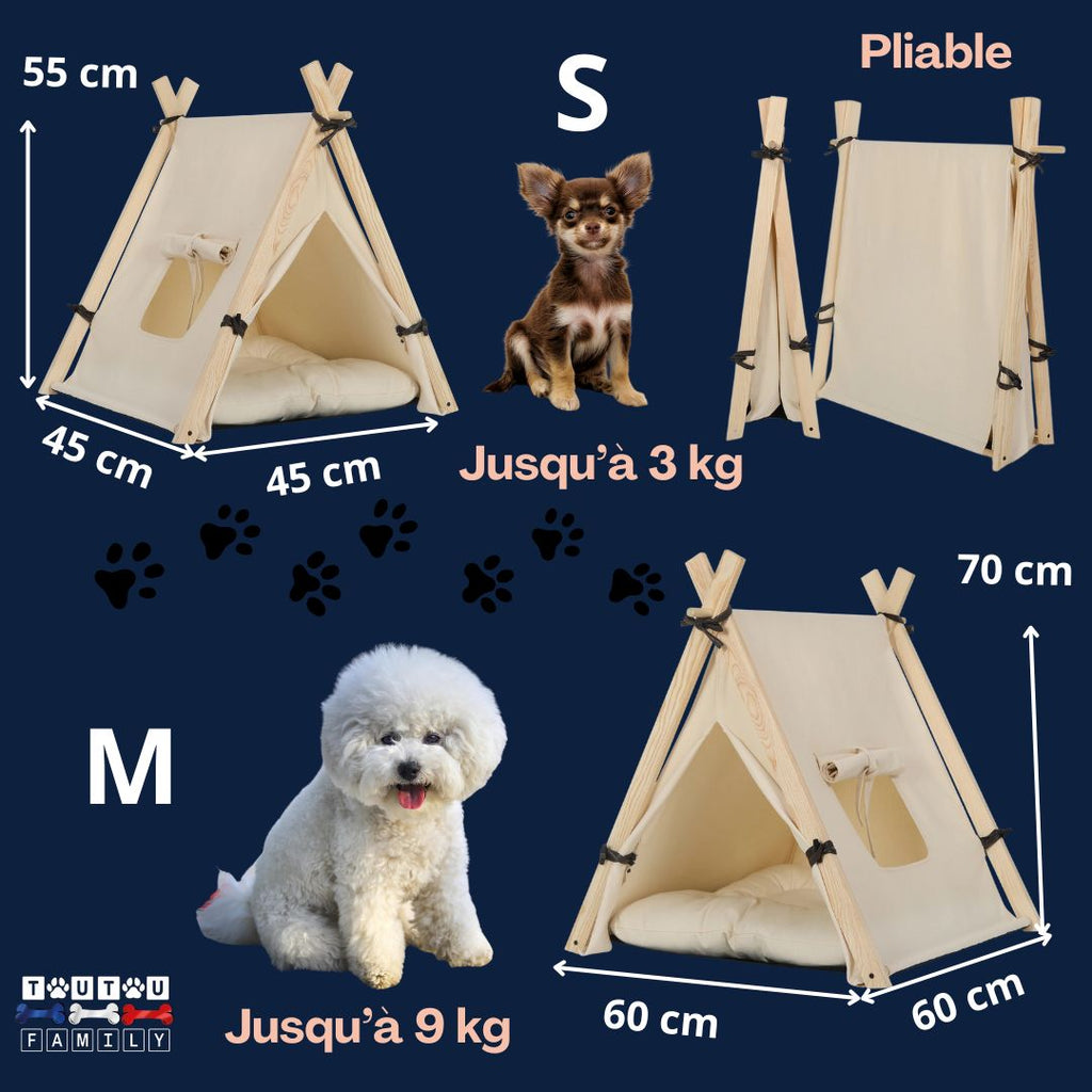 Tente pour chien - PetitToutou™