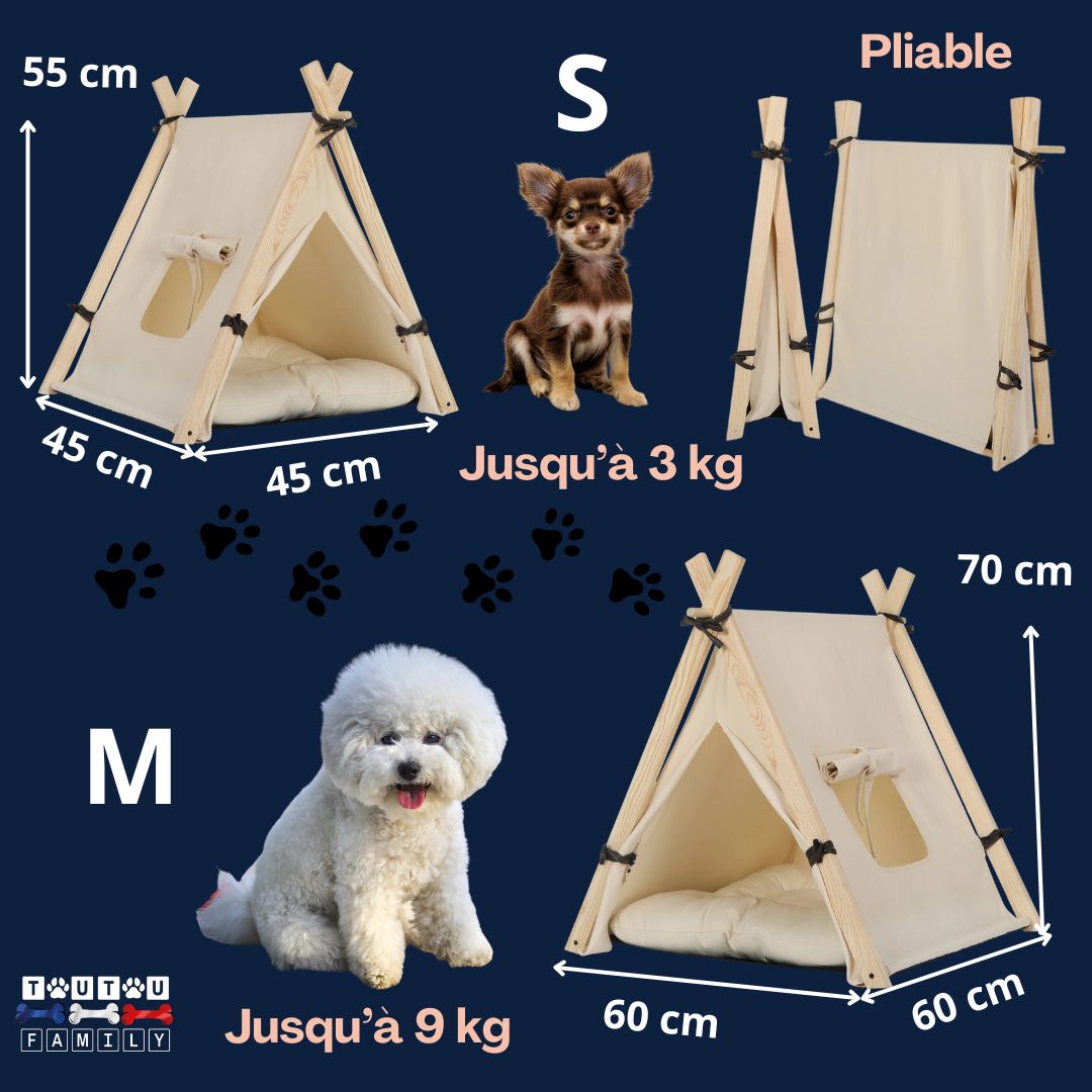 Tente pour chien - PetitToutou™