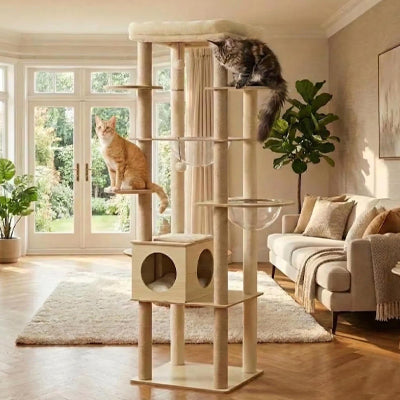 ARBRE A CHAT EN BOIS | L’Explorateur Bois