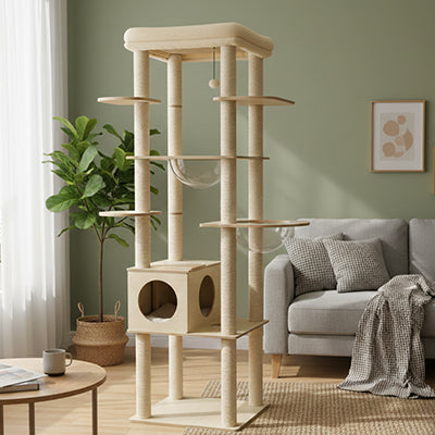 ARBRE A CHAT EN BOIS | L’Explorateur Bois