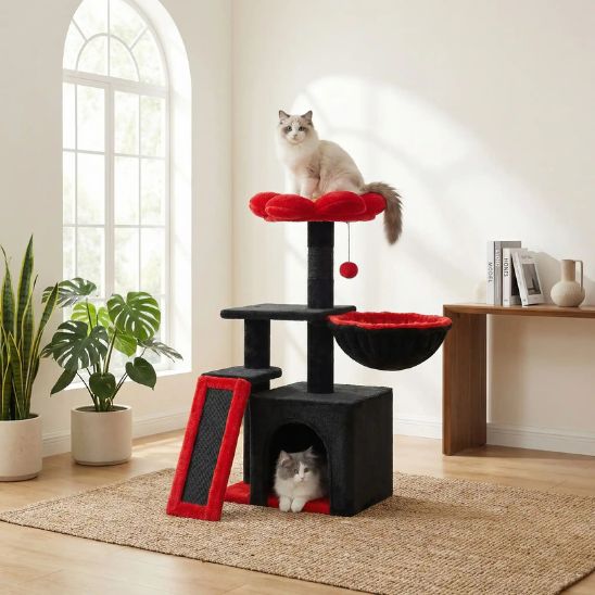 ARBRE A CHAT FLEUR NOIR