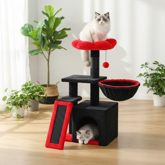 ARBRE A CHAT FLEUR NOIR