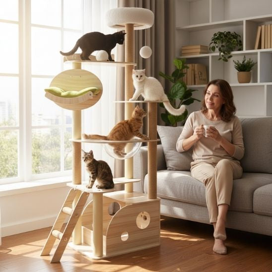 Arbre à chat | L’Aire de Jeu Bois