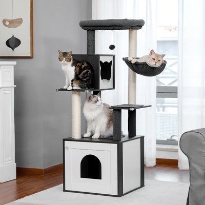 Arbre à chat avec litière | Le Grand Confort