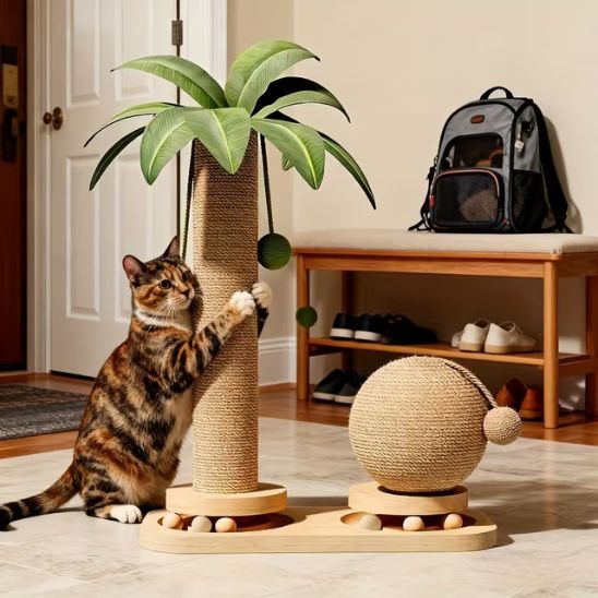 ARBRE A CHAT PALMIER TROPICAL