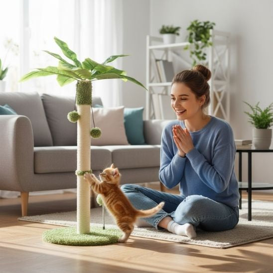 Poteau griffoir pour chat | Aventure Cocotier