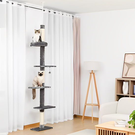 arbre a chat plafond ajustable