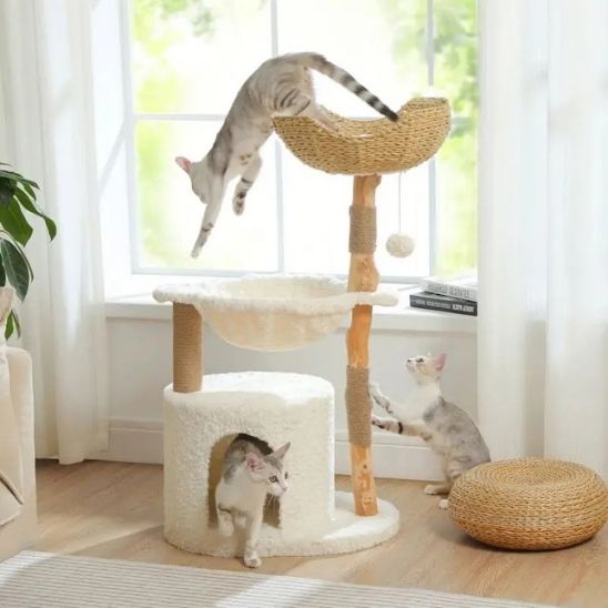 ARBRE A CHAT SCANDINAVE | Design Félin Bois