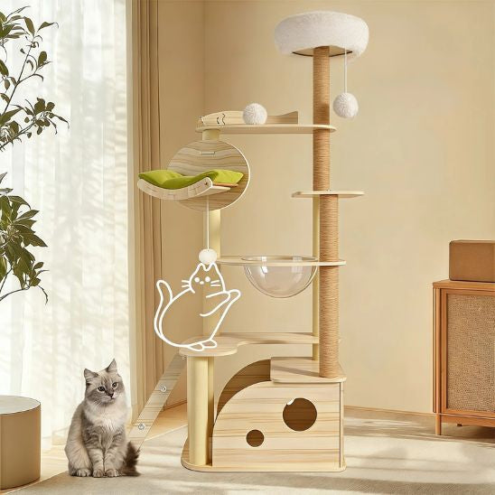 Arbre à chat | L’Aire de Jeu Bois