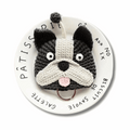 Porte-Clés En Crochet Bouledogue Design