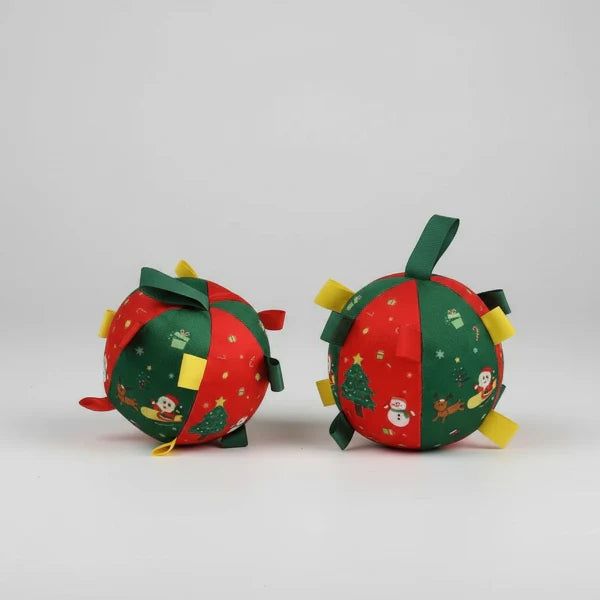 Balle De Noël Pour Chien Avec Clochette Intégrée