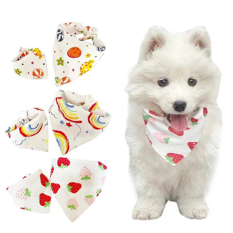 Bandana Blanc pour Chien