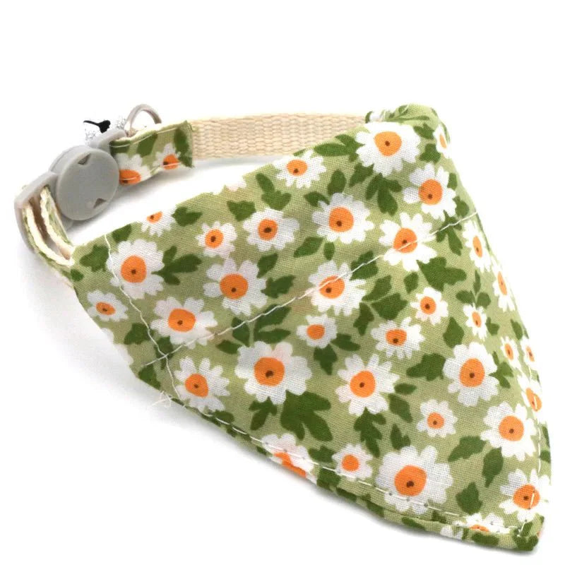 Bandana Chat Fleurs