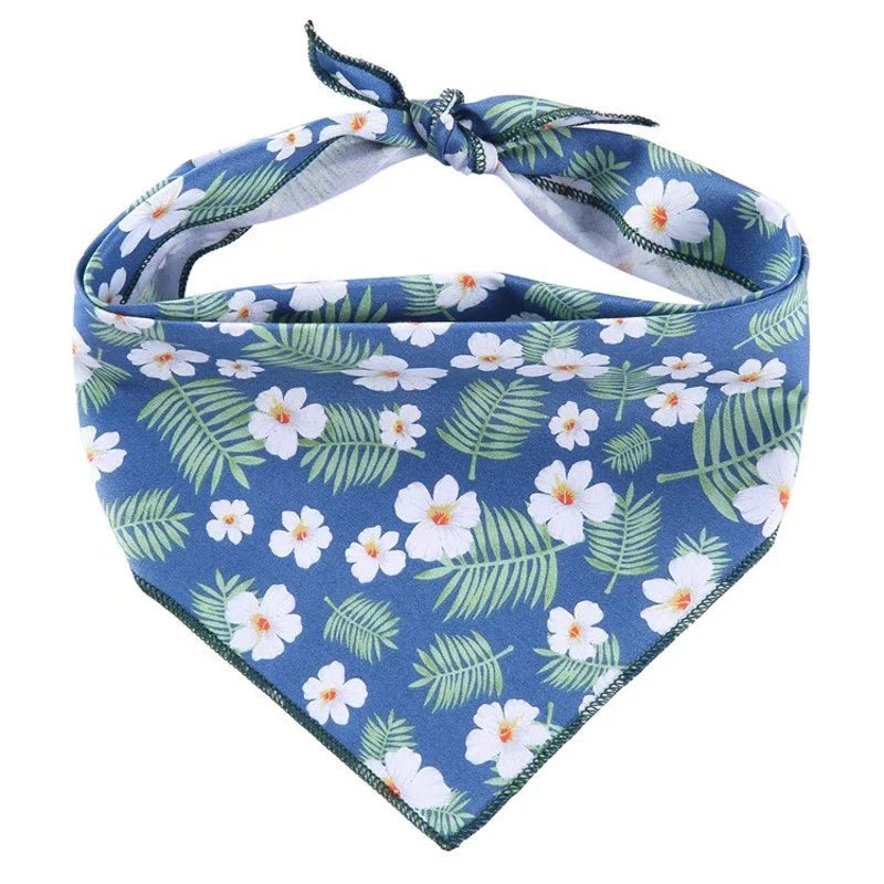 Bandana Chien Fleurs