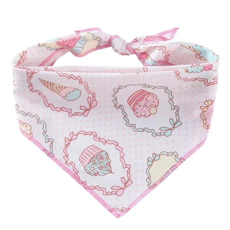 Bandana Chienne Rose