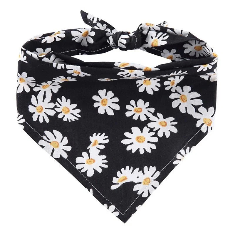 Bandana Motif Fleurie pour Chien