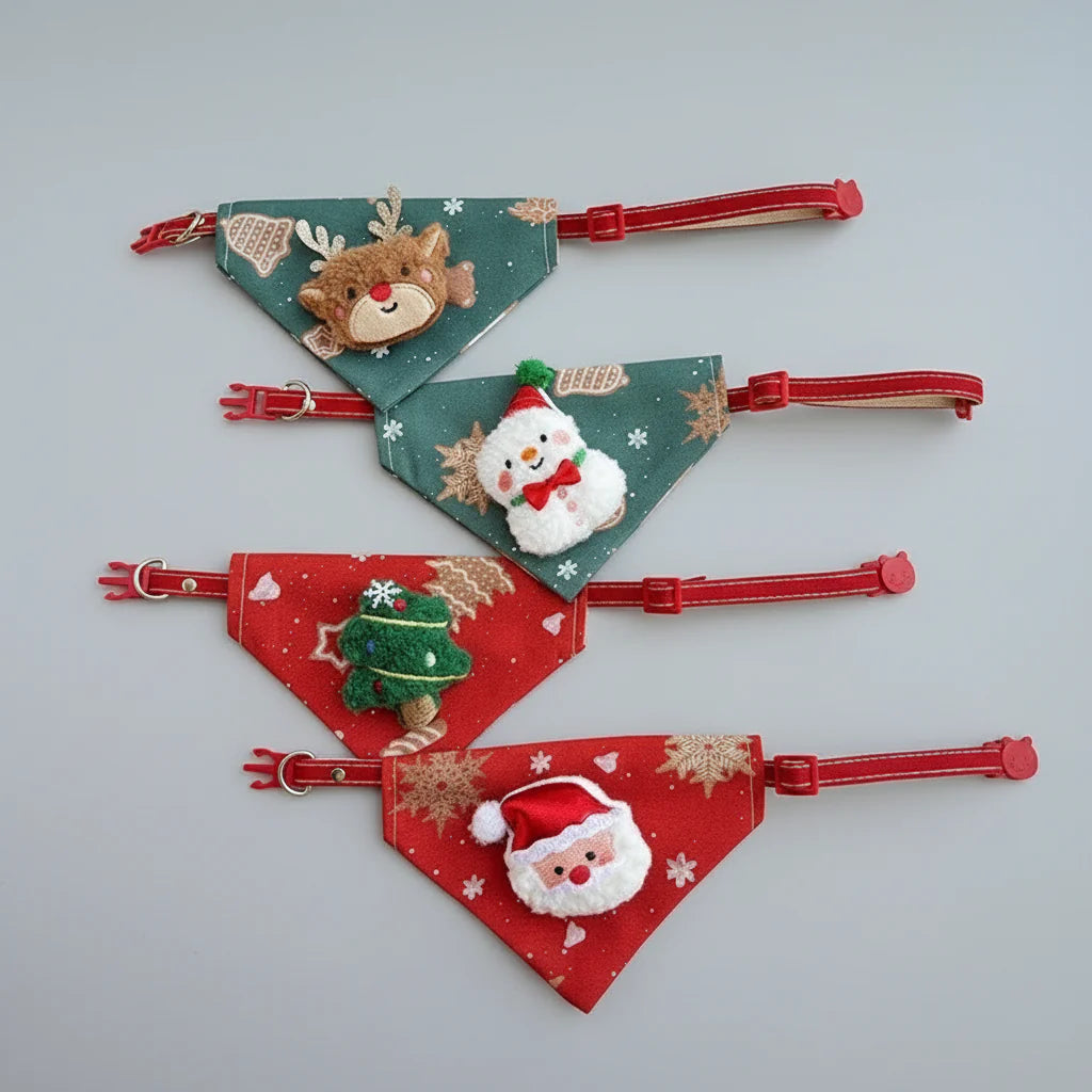 Bandana De Noël Pour Chat Et Petit Chien